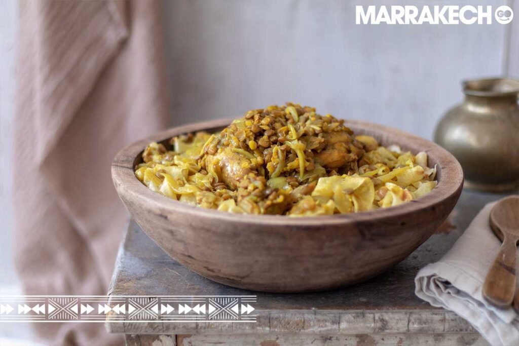 Moroccan dish: R’fissa