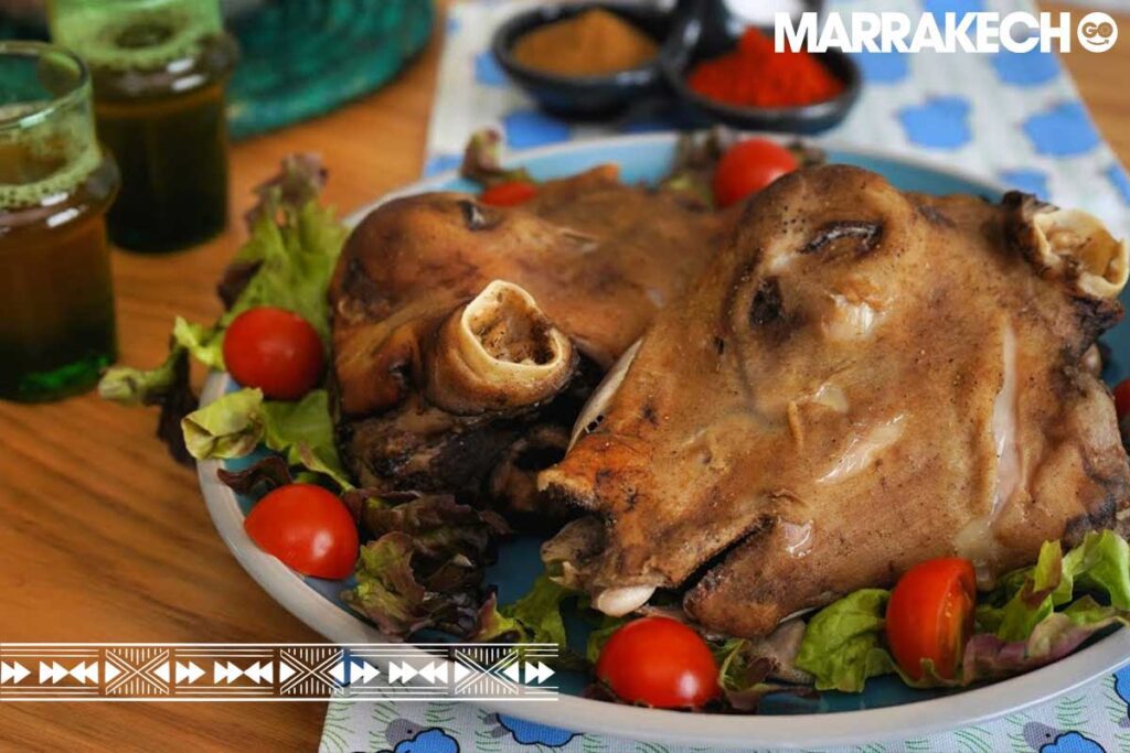 Moroccan cuisine: Steamed Sheep Head