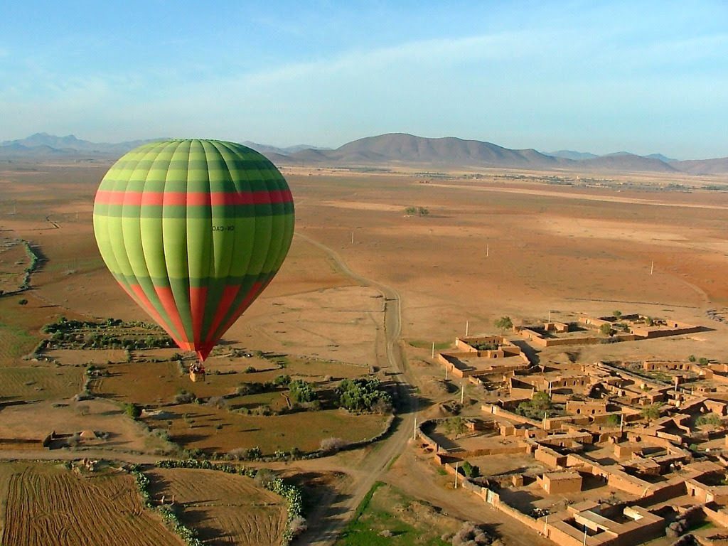 Hot Air Balloon Marrakech Air view